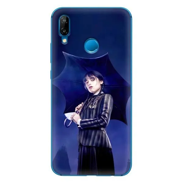 Чехол с принтом «Уэнздей с зонтом» для Huawei P20 Lite (2019) Чехол с принтом «Уэнздей с зонтом» для Huawei P20 Lite (2019)