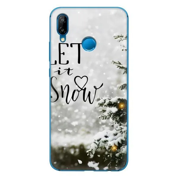 Чехол с принтом «Let it snow» для Huawei P20 Lite (2019)
