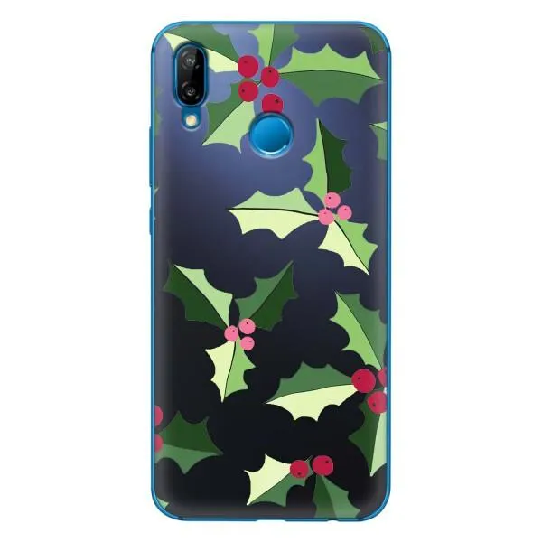 Чехол с принтом «Рождественский фон» для Huawei P20 Lite (2019)