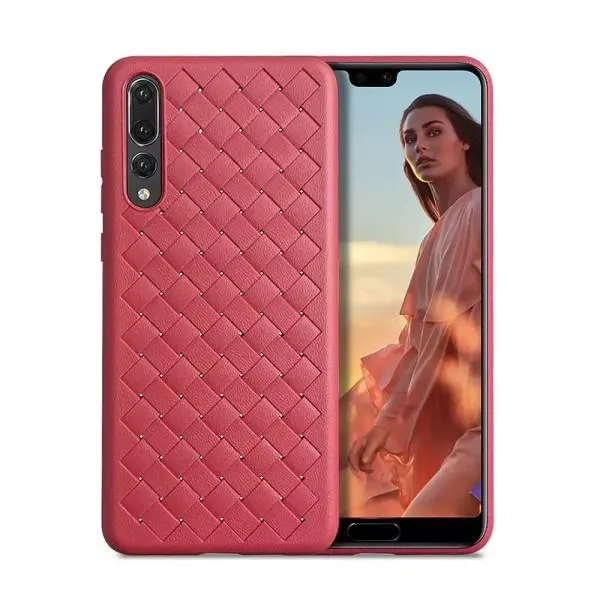 Чехол-бампер Art Case Weaving для Huawei P20 Lite — Черный