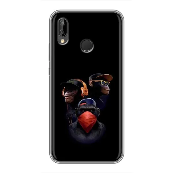 Чехол с принтом «Три обезьяны» для Huawei P20 Lite (ANE-L02)