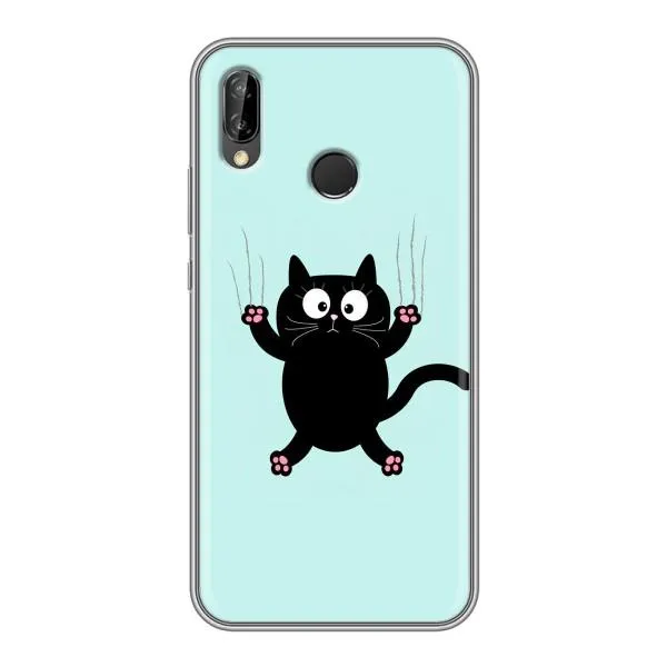 Чехол с принтом «Падающий кот» для Huawei P20 Lite (ANE-L02)