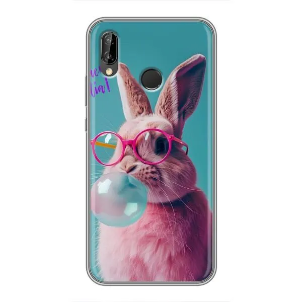Чехол с принтом «Кролик в очках» для Huawei P20 Lite (ANE-L02)