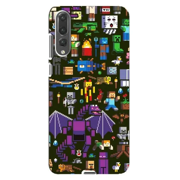 Чохол з принтом «Колаж Майнкрафт» для Huawei P20 Pro (CLT-L04) Чохол з принтом «Колаж Майнкрафт» для Huawei P20 Pro (CLT-L04)