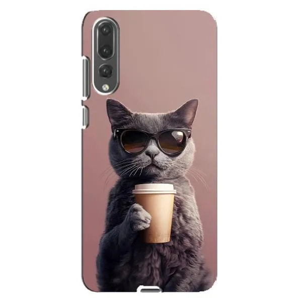 Чехол с принтом «Кот с кофе» для Huawei P20 Pro (CLT-L04) Чехол с принтом «Кот с кофе» для Huawei P20 Pro (CLT-L04)