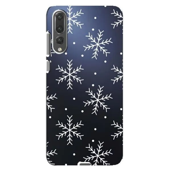 Чохол з принтом «Білі сніжинки» для Huawei P20 Pro (CLT-L04)