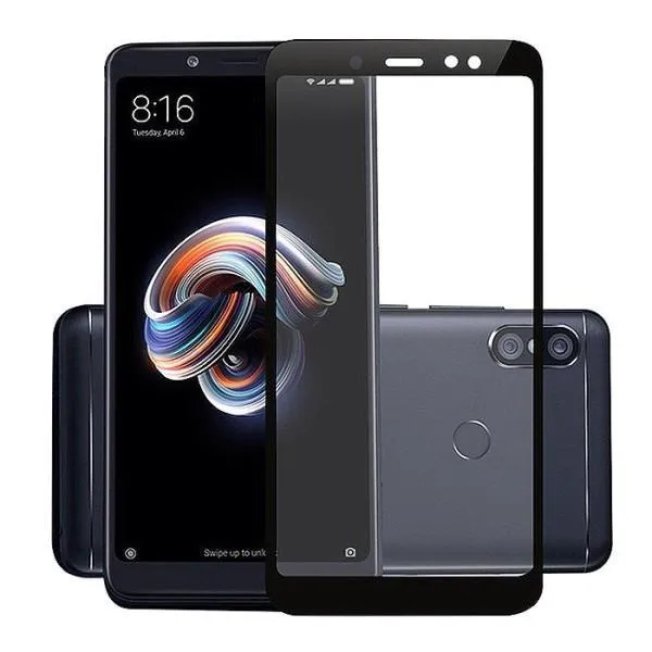 Защитное стекло Premium на весь экран для Huawei P30  — Черный