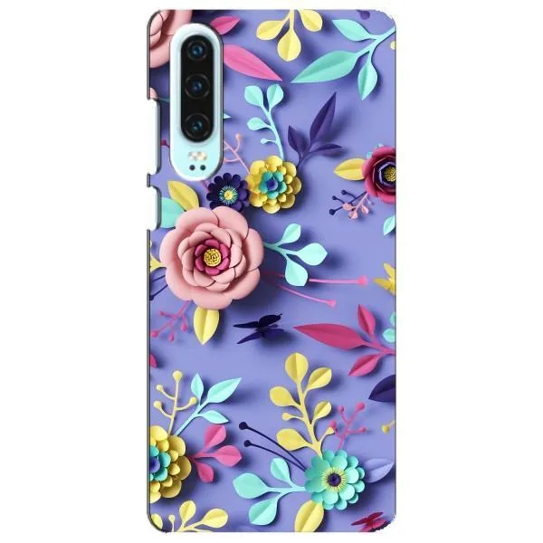 Чехол с принтом «Цветочный дизайн» для Huawei P30