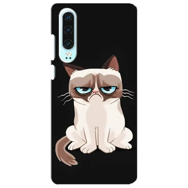 Чехол с принтом «Грустный кот» для Huawei P30