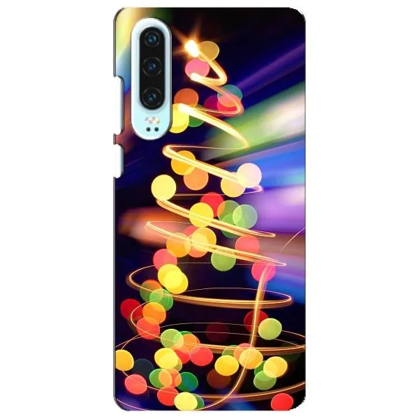 Чехол с принтом «Елка с гирлянд» для Huawei P30
