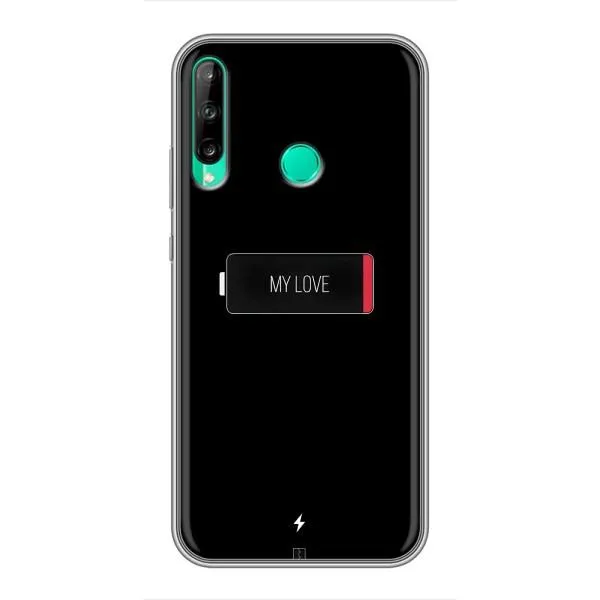 Чехол с принтом «Love battery» для Huawei P40 Lite e