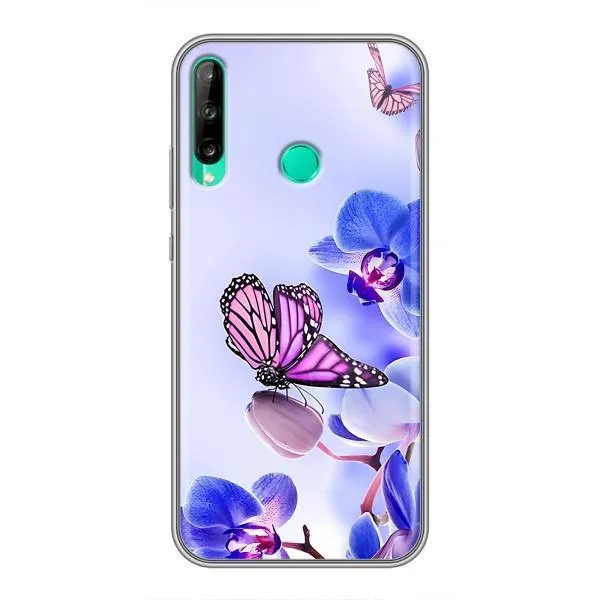 Чехол с принтом «Бабочка на цветочке» для Huawei P40 Lite e Чехол с принтом «Бабочка на цветочке» для Huawei P40 Lite e