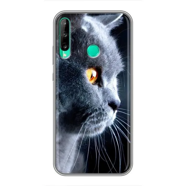 Чехол с принтом «Серый Кот» для Huawei P40 Lite e Чехол с принтом «Серый Кот» для Huawei P40 Lite e
