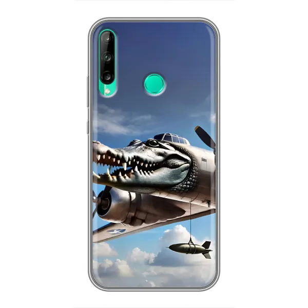 Чехол с принтом «Бомбардиро крокодило» для Huawei P40 Lite e Чехол с принтом «Бомбардиро крокодило» для Huawei P40 Lite e