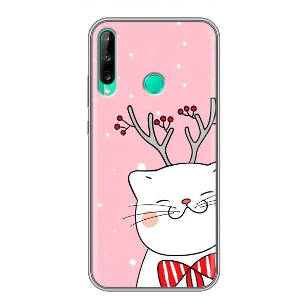 Чехол с принтом «Зимний кот» для Huawei P40 Lite e