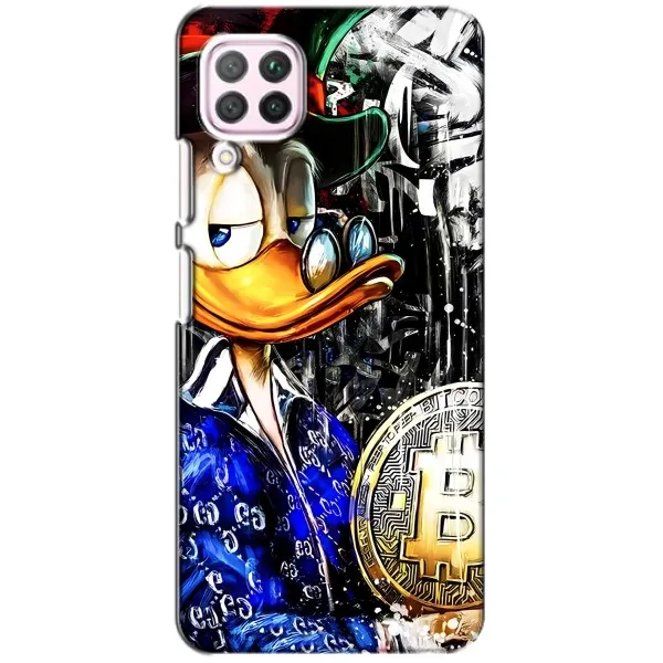 Чехол с принтом «Биткойн Скрудж» для Huawei P40 Lite