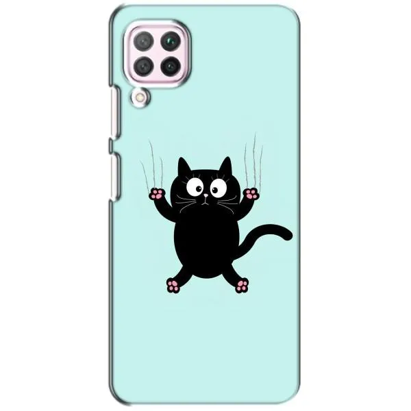 Чехол с принтом «Падающий кот» для Huawei P40 Lite