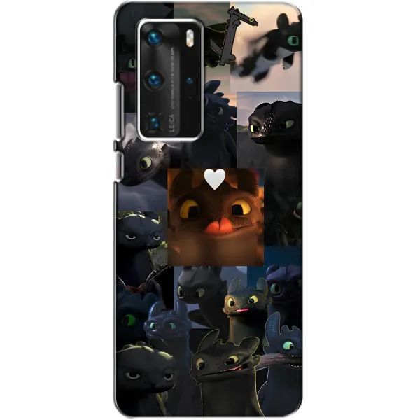 Чехол с принтом «Дракон коллаж» для Huawei P40 Pro Чехол с принтом «Дракон коллаж» для Huawei P40 Pro