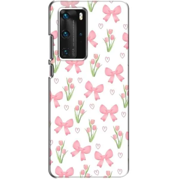 Чохол з принтом «Банти і квіти» для Huawei P40 Pro Чохол з принтом «Банти і квіти» для Huawei P40 Pro