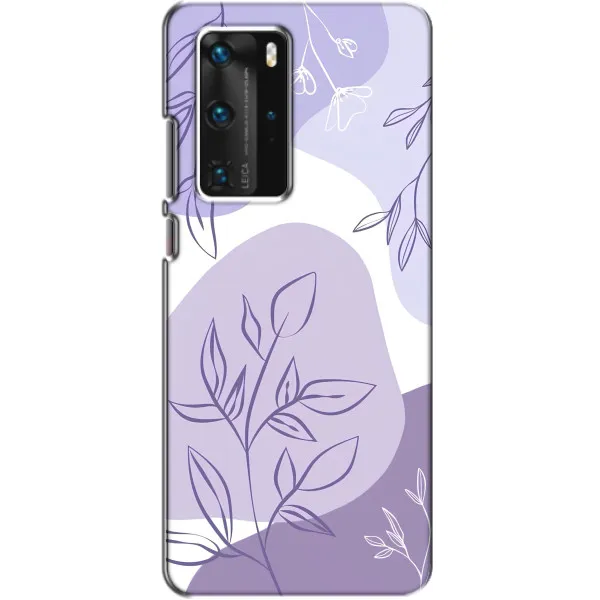 Чехол с принтом «Фиолетовые листья абстракция» для Huawei P40 Pro Чехол с принтом «Фиолетовые листья абстракция» для Huawei P40 Pro