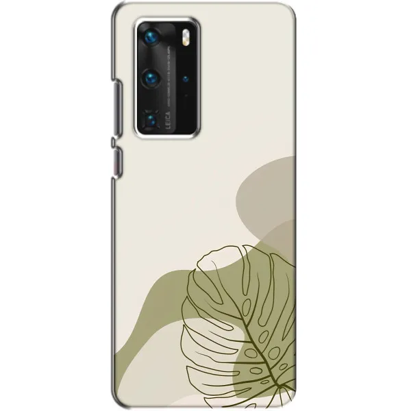 Чехол с принтом «Зеленая монстера дизайн» для Huawei P40 Pro Чехол с принтом «Зеленая монстера дизайн» для Huawei P40 Pro