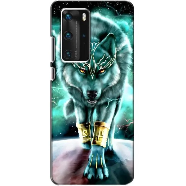 Чехол с принтом «Яркий волк» для Huawei P40 Pro
