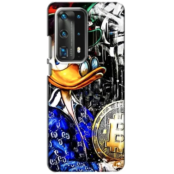 Чехол с принтом «Биткойн Скрудж» для Huawei P40