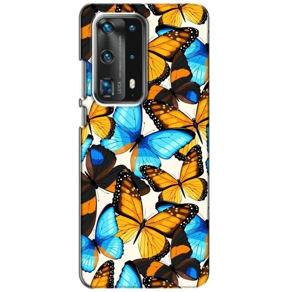 Чехол с принтом «Яркие бабочки» для Huawei P40