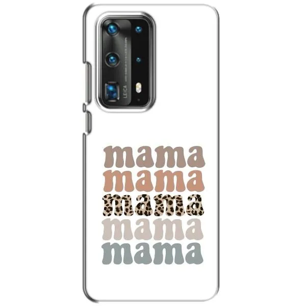 Чехол с принтом «Текстовый коллаж мама» для Huawei P40 Чехол с принтом «Текстовый коллаж мама» для Huawei P40