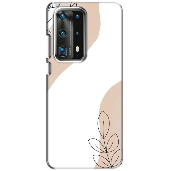 Чехол с принтом «Нюдовая веточка абстракция» для Huawei P40