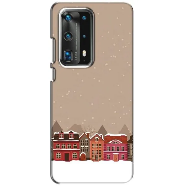 Чехол с принтом «Зимний город» для Huawei P40