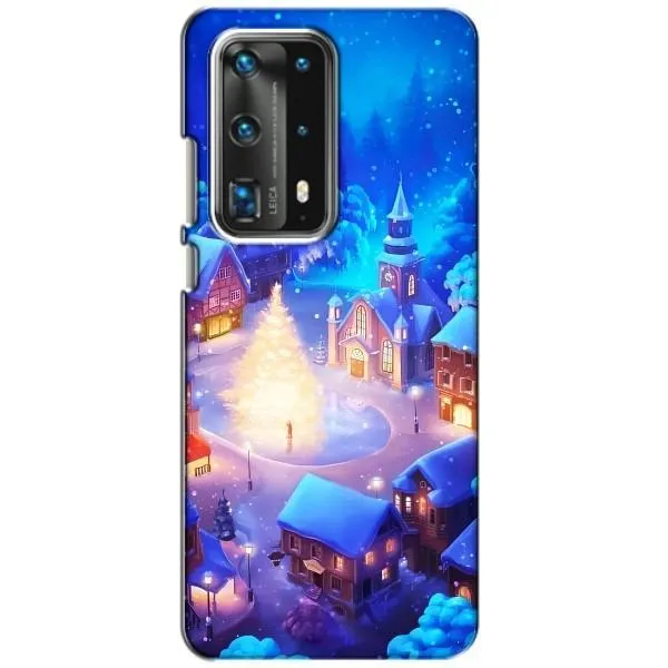 Чехол с принтом «Рождественский город» для Huawei P40 Чехол с принтом «Рождественский город» для Huawei P40