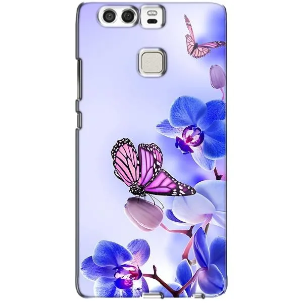 Чехол с принтом «Бабочка на цветочке» для Huawei P9