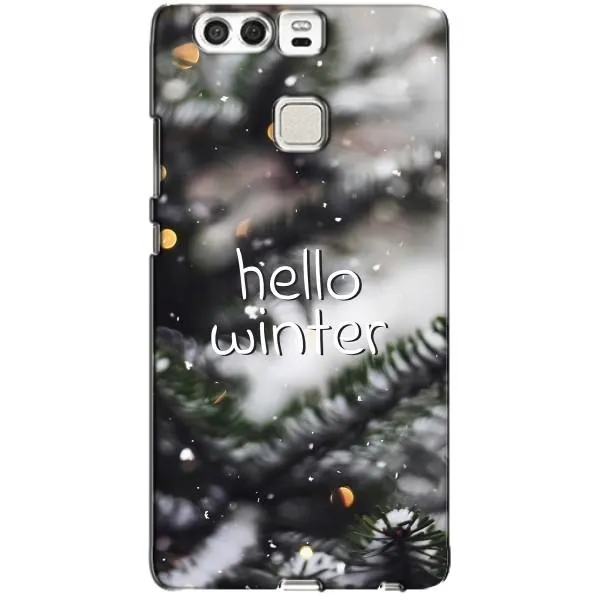 Чехол с принтом «Hello winter» для Huawei P9 Чехол с принтом «Hello winter» для Huawei P9