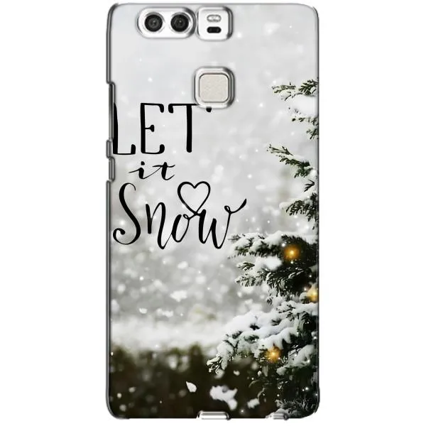 Чехол с принтом «Let it snow» для Huawei P9 Чехол с принтом «Let it snow» для Huawei P9