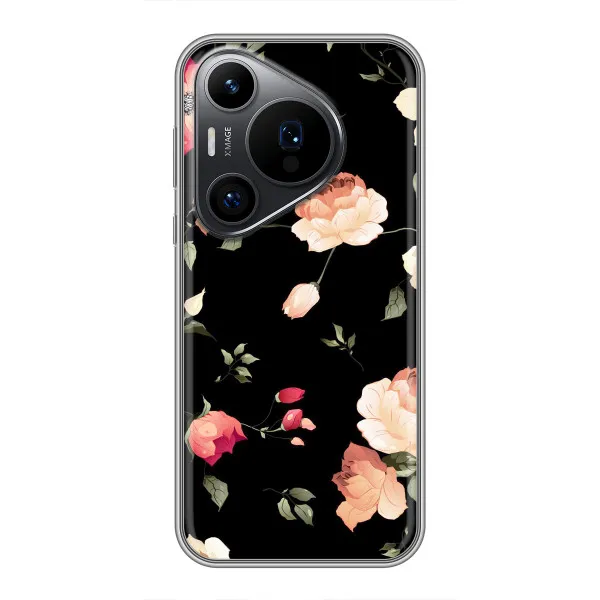 Чохол з принтом «Трояндочки» для Huawei Pura 70 PRO