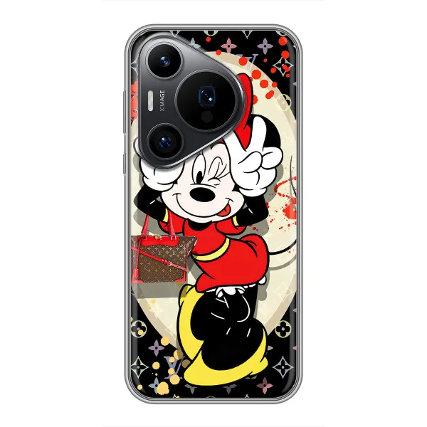 Чехол с принтом «Минни peace» для Huawei Pura 70 PRO