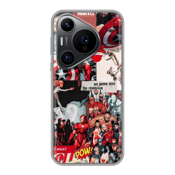 Чехол с принтом «Марвел Комикс» для Huawei Pura 70 PRO