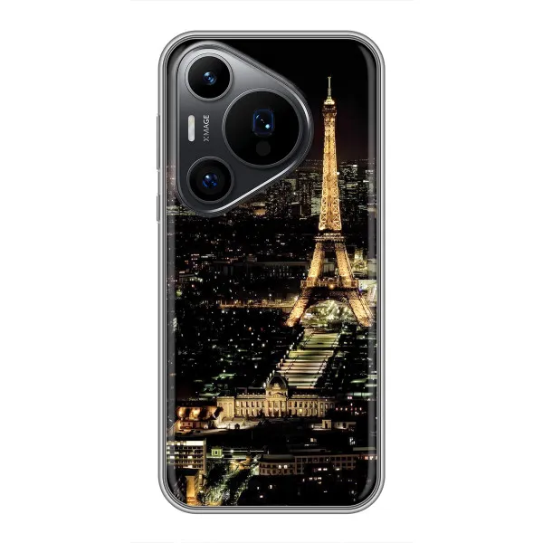 Чехол с принтом «Ночной Париж» для Huawei Pura 70 PRO