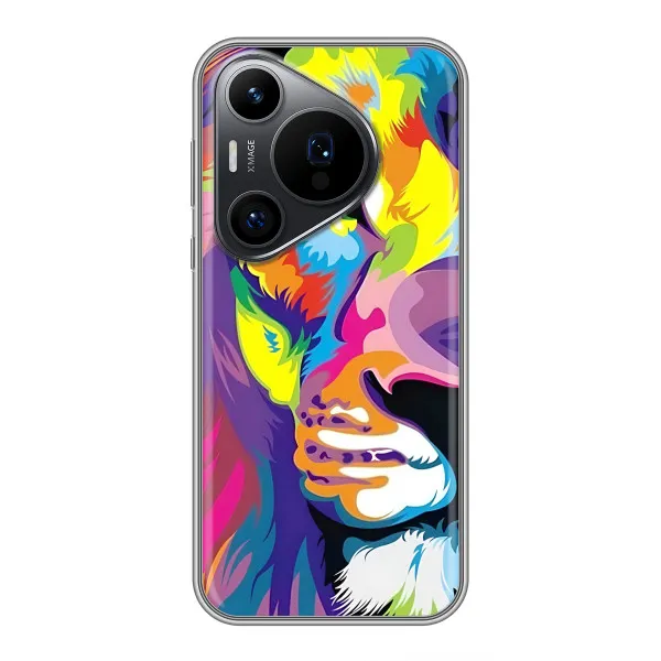 Чехол с принтом «Яркий Лев» для Huawei Pura 70 PRO