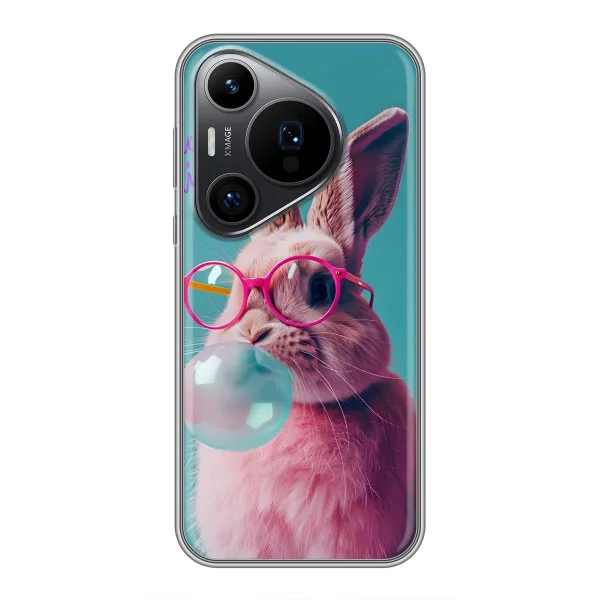 Чехол с принтом «Кролик в очках» для Huawei Pura 70 PRO Чехол с принтом «Кролик в очках» для Huawei Pura 70 PRO