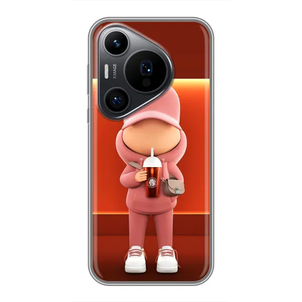 Чехол с принтом «С Кофе» для Huawei Pura 70 PRO