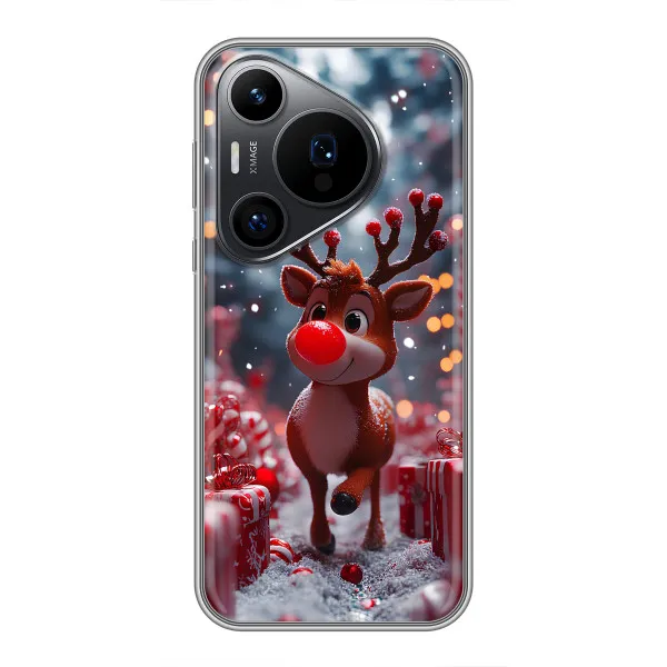 Чехол с принтом «Олень среди подарков» для Huawei Pura 70 PRO