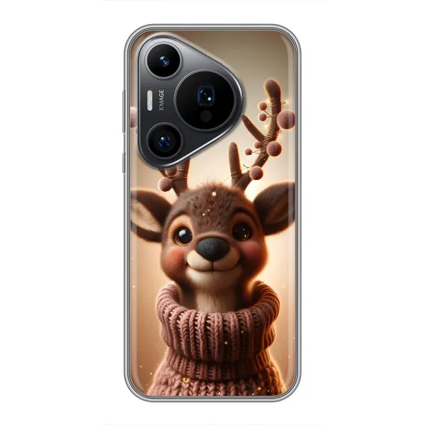 Чехол с принтом «Олень в свитере» для Huawei Pura 70 PRO