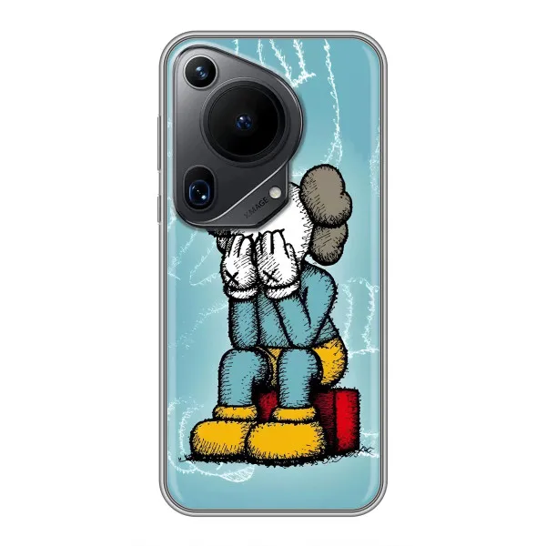 Чехол с принтом «Плач Bearbrick» для Huawei Pura 70 Ultra