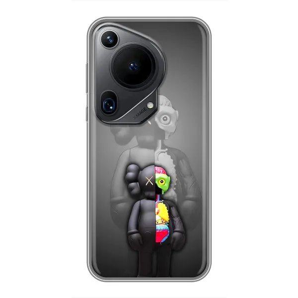 Чехол с принтом «Тело Bearbrick» для Huawei Pura 70 Ultra
