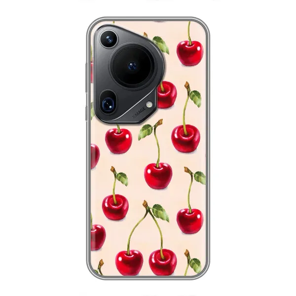 Чехол с принтом «Вишня» для Huawei Pura 70 Ultra
