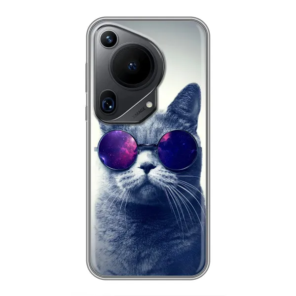 Чехол с принтом «Стильный кот» для Huawei Pura 70 Ultra Чехол с принтом «Стильный кот» для Huawei Pura 70 Ultra