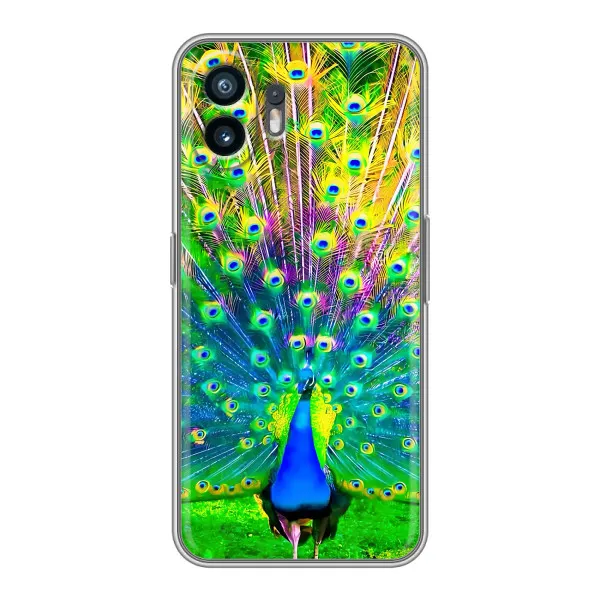 Чехол с принтом «Яркий Павлин» для Huawei Pura 70