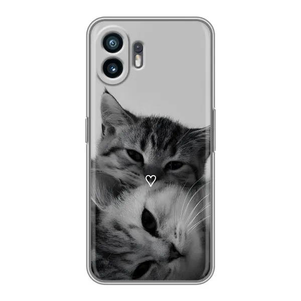 Чохол з принтом «Пара котів» для Huawei Pura 70 Чохол з принтом «Пара котів» для Huawei Pura 70